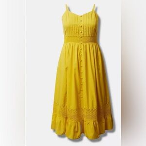 Yellow 3x Torrid dress